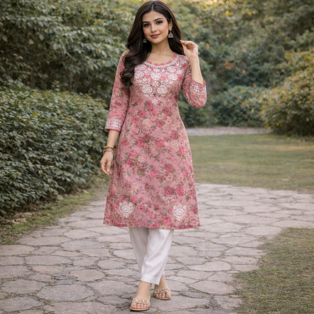 Kota Chikankari Kurtis